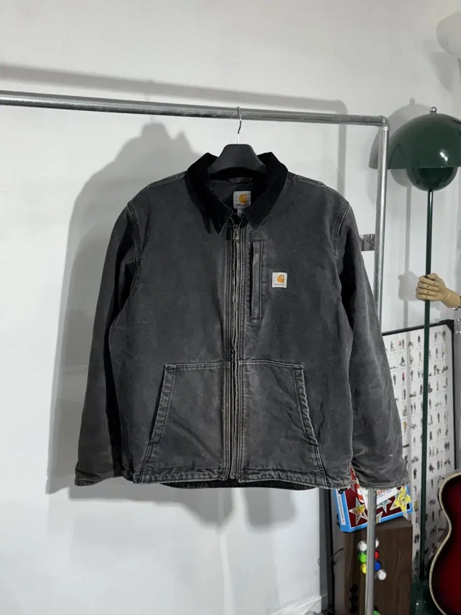 L/Carhartt Detroit Jacket BLACK [M]/O9